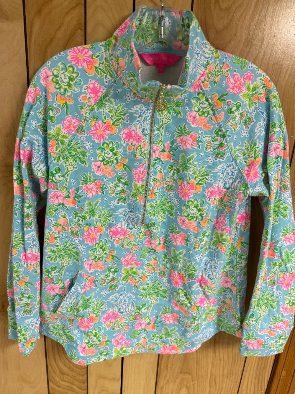 Lilly Pulitzer Lilly Loves Disney Skipper Popover in Blue Ibiza Size M
